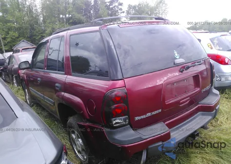 2002 Chevrolet Trailblazer z USA, uszkodzony, nr VIN 1GNDT13S822187465